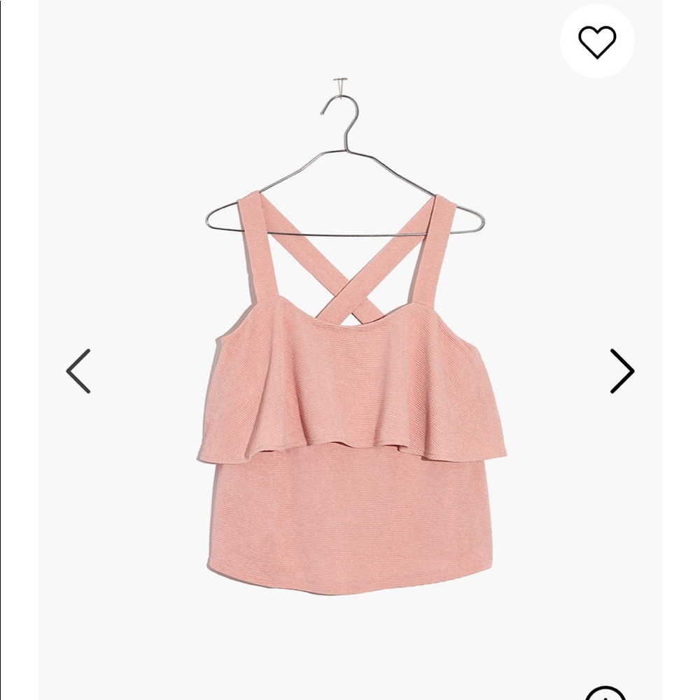 Madewell Texture & Thread Tiered Tank Top - Picture 4 of 7